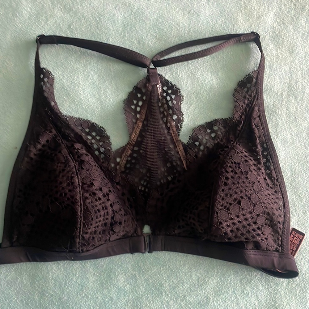 NWOT VS black laced bralette